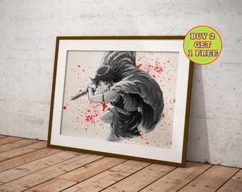 Princess Mononoke, Studio Ghibli Art,Anime, Anime Poster, Anime Prints,OC-514