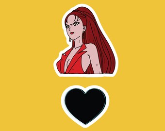 Sailor moon Stickers/Kaolinite Sticker/Sailor moon villains/Cute Sticker/Sailor moon gift/Sticker set/Sailor moon