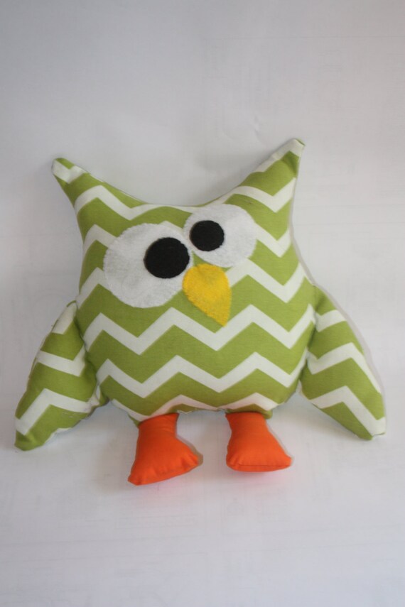 Children's homemade Stuffed owl made to order owl plush
