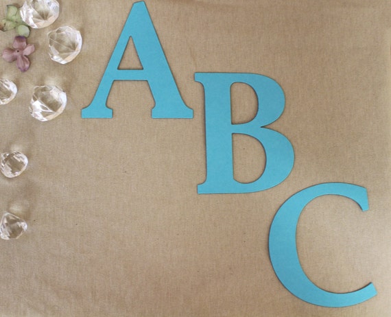 paper letters for banner
