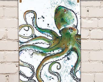Octopus Tea Towel