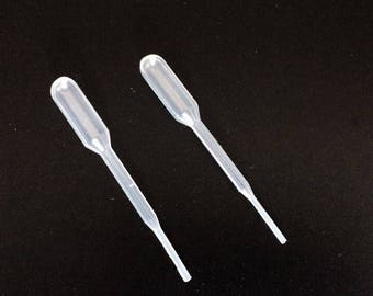 5/10/20 Mini Transparent Plastic Dropping Pipettes. 0.2ml Capacity. Reusable Disposable Eye Dropper for Oil, Fragrance, Laboratory & Craft