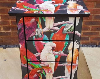SOLD** Parrot Small Chest Of Drawers