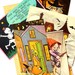Vintage Halloween Book Pages. Halloween Books. Vintage Ephemera. Journal Supplies. Junk Journal Paper. Collage Paper. Halloween Ephemera.