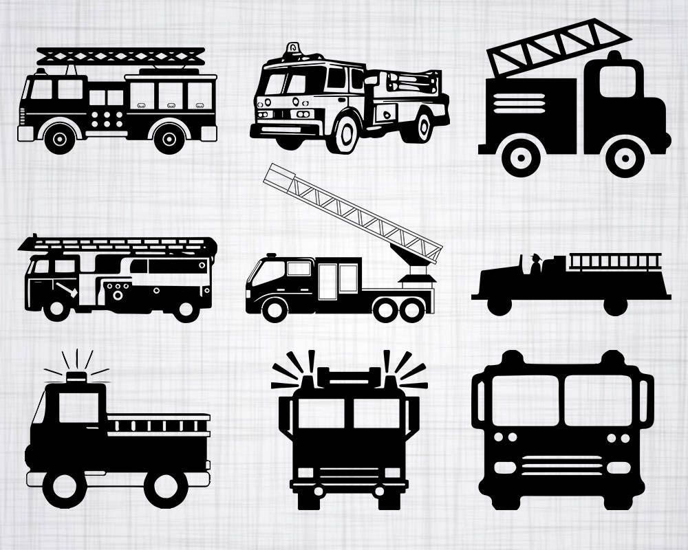 Free Free 273 Fire Truck Svg Silhouette SVG PNG EPS DXF File