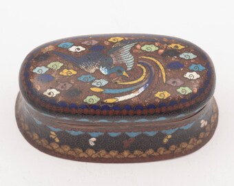 Edwardian Cloisonne Vesta Box
