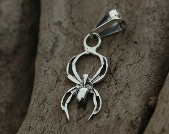 Sterling Silver Spider Pendant
