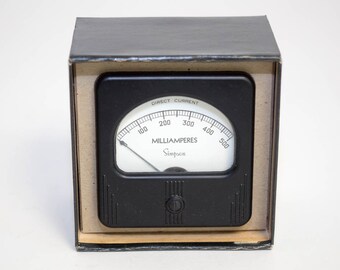 Vintage Simpson Panel Meter Model 27 DC Milliamperes 0-500 - NOS