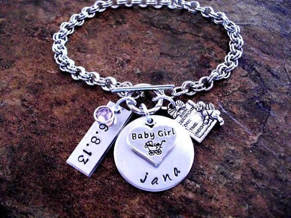 Items similar to New Baby Jewelry, Personalized Jewelry ...