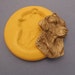 Golden Retriever Dog Mold, silicone mold, craft mold,baking mold, resin, jewelry mold, food mold, clay mold, flexible, charms, fondant