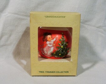 Vintage 1979 Hallmark Granddaughter Ornament