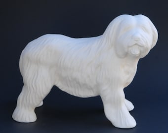 Bisque U-Paint Shaggy Dog