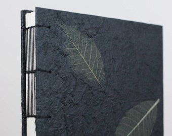 Large Notebook· Lined Notebook· Dot Grid Journal· Watercolor Sketchbook· Art Journal· Handmade Journal· Black Sketchbook· Lay Flat Notebook