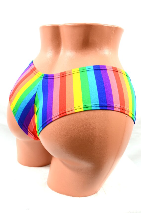 Rainbow Print Ultra Cheeky Bo