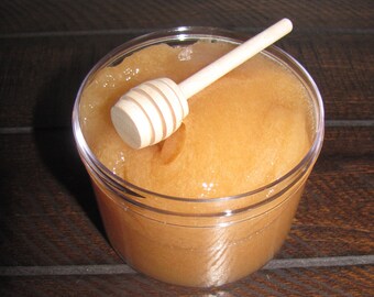 Honey scented SLIME semi clear stretchy little rubi slime