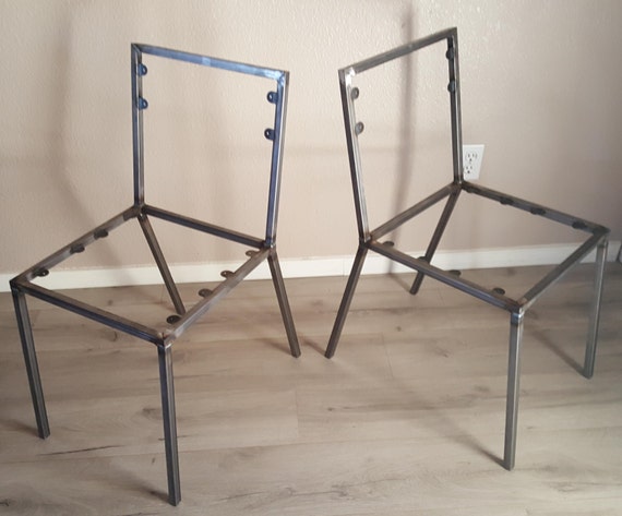 Steel Dining Chair Frame Set of 2 Chair Frames DIY Create your