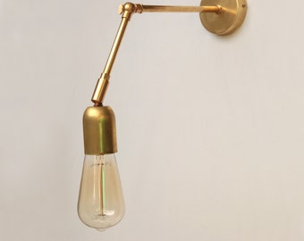 Brass Modern Adjustable Wall Lamp