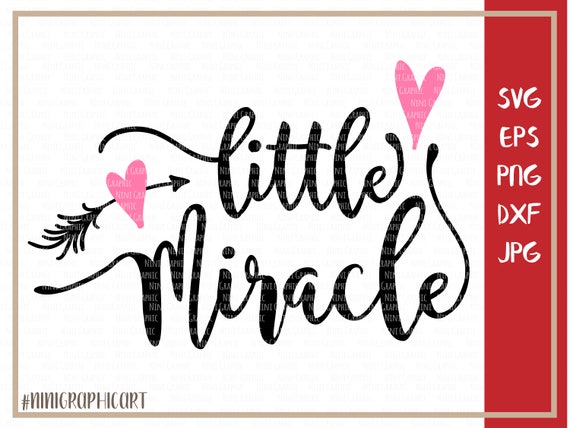 Download Little Miracle Svg New Baby Svg files Baby Girl svg files