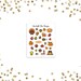 Thanksgiving stickers- Kawaii thanksgiving stickers, thanksgiving deco stickers for erin condren or happy planner