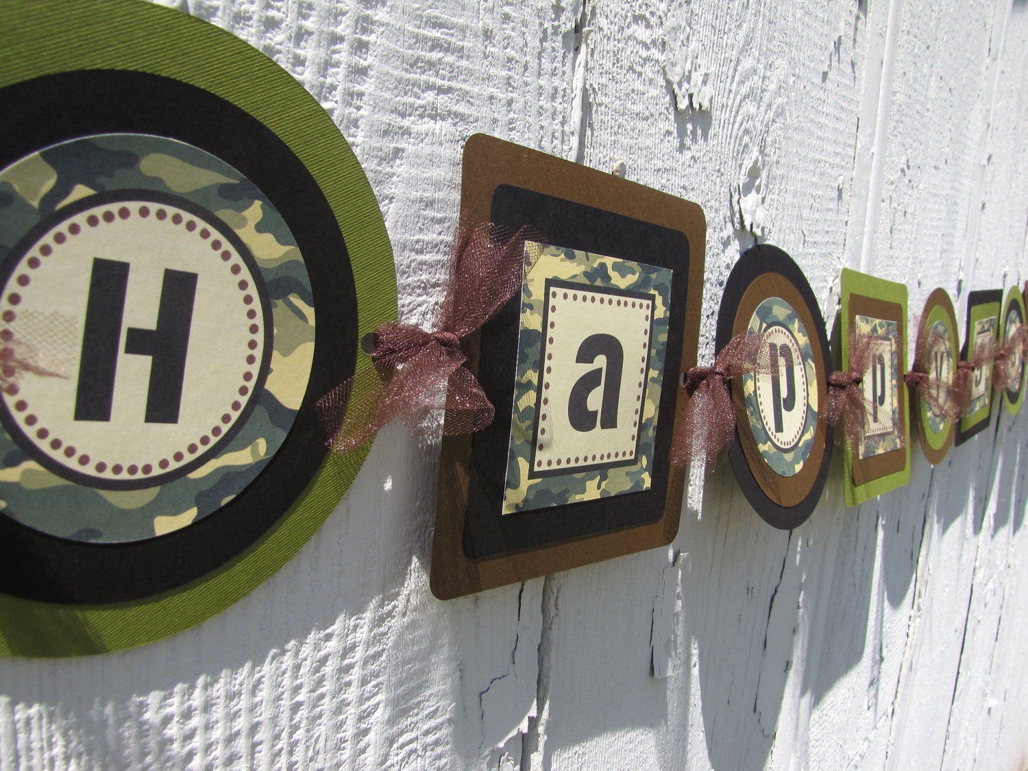 Camo Birthday Banner Camo Birthday Decorations Boy Birthday