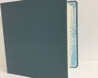 Canvas Three Ring Binder/ Vintage canvas binder/ Vintage notebook binder/ Vintage canvas three ring binder/ Vintage office/ Vintage school