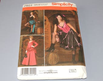 Uncut 14-20 Simplicity 2851 Costume Pattern