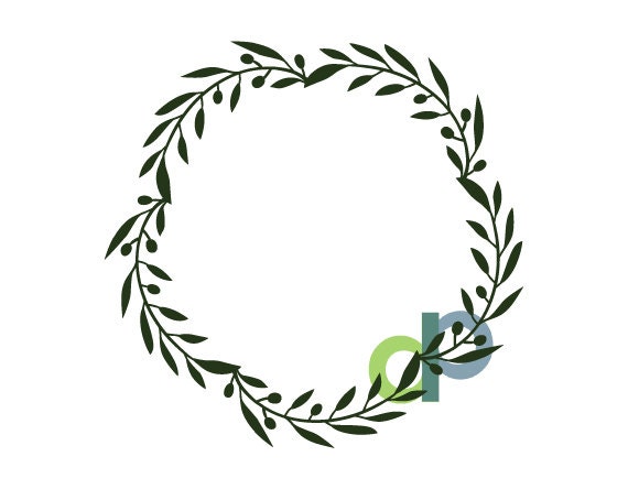 Full Olive Leaf Wreath-SVG file