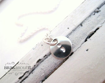 Semicolon Necklace . Hand Stamped Semicolon Necklace . Personalized Jewelry . Brag About It . Teeny Tiny Semicolon . My Story Is Never Over