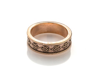 Mystic knot ring Ring for luck Tibetan knot Luck knot Endless knot Eternal knot Ring