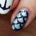 Mermaid Scales Stencils Nail Vinyls