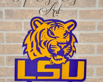 LSU Tiger Yard Stake