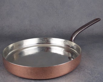 11" Copper Crepe Saute Pan by Benham & Froud
