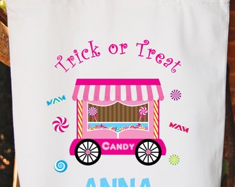 Trick or Treat Bag Halloween Tote Bag Candy Halloween Trick or Treat Bag