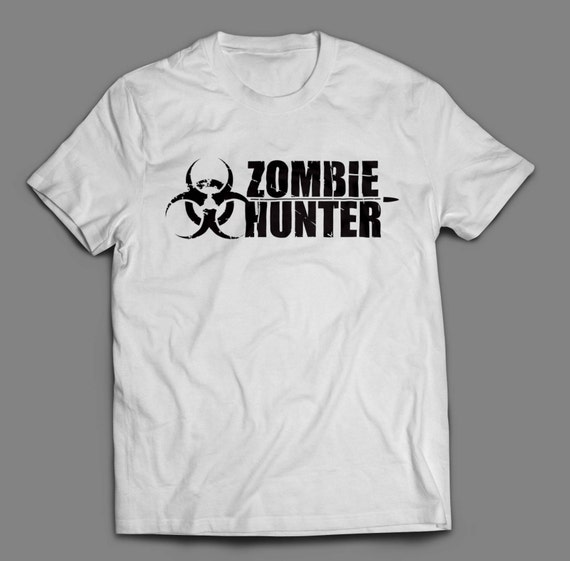 Danger Zombie Hunter Shirt S-4XL and Long Sleeve Available TWD The Walking Dead Zombies