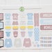 Winter Netflix and Pajama Planner Stickers