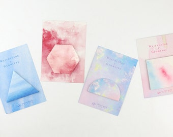 Marble Sticky Note,Geometric Watercolour Sticky Notes, Stick Note, Notepad, Mini Notepad