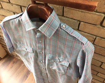Levi's Plaid Short Sleeve Button Up