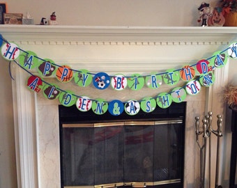 All-Star Sports Birthday Banner. Perfect for your Sports or All-Star Birthday Party, All-Star Birthday Party, Rookie of the Year Party Theme