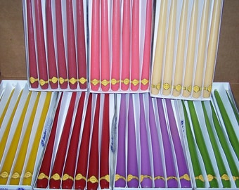 13" Hofer Austrian Tapers - Wholesale Lot of 12 - Chose your favorite colors