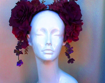 Queen of the Faeries Floral Headdress