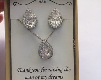 Mother of the groom gift set Mother of the bride gift Future mother in law gift from groom to mother Rose gold set for maid of honor sister