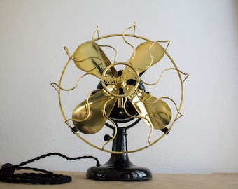 c. 1906 Westinghouse Tankmotor Desk Fan