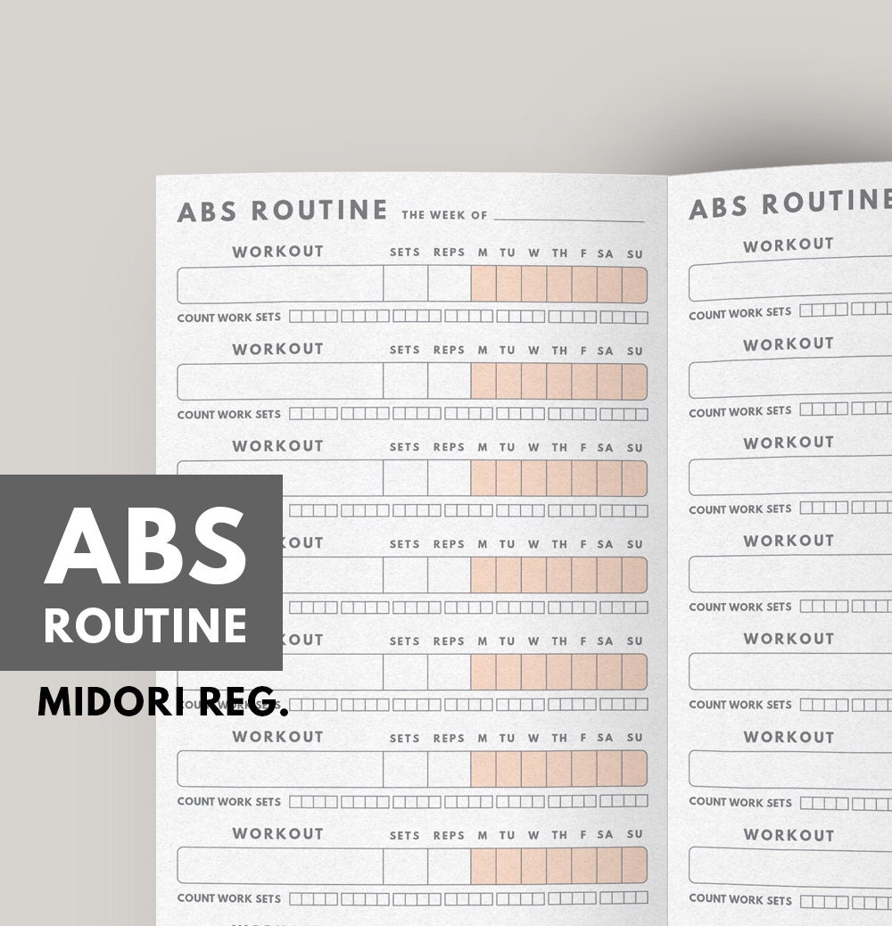 fitness journal printable