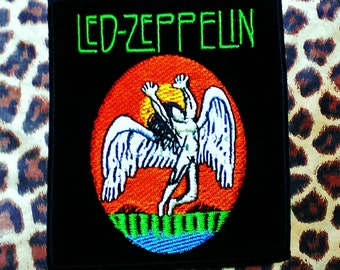Led Zeppelin Embroidered Iron -On Patch 3 1/2'' X 4'' Very Nice Quality!!