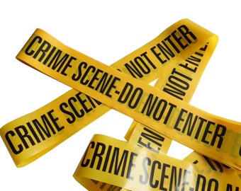 Prank Crime Scene Tape.Novelty Barrier Tape.