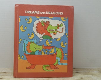 Dreams and Dragons, 1979, Vintage School book, text book, vintage kids book
