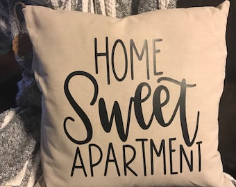 Home Sweet Apartment Decor College 18 X Pillow Cover Home Sweet Apartment Decor College 18 X Pillow Cover