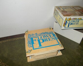 Vintage Michael Standfield Flower Press