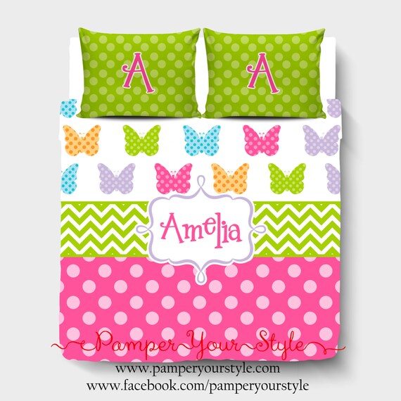 Erfly Monogrammed Bedding Custom Toddler Owl