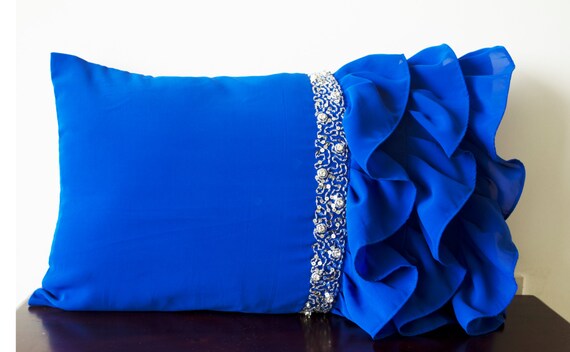 royal blue cushions